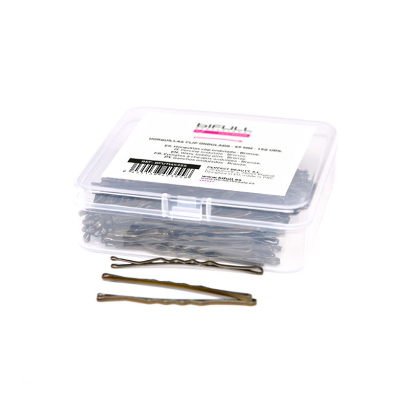 Bifull Wavy Clip 59mm Bronze Box 150 Units