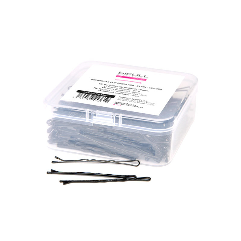 Bifull Clip Ondulata 59mm Scatola Nera 400 pz