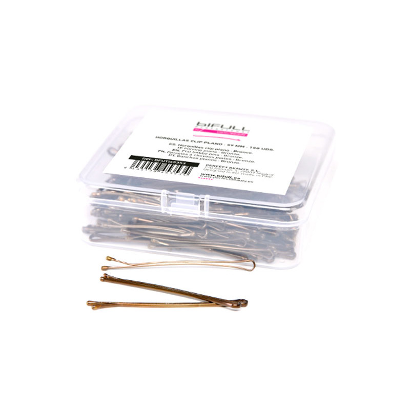 Bifull Klips Płaski 59mm Brązowy Pudełko 150 Sztuk