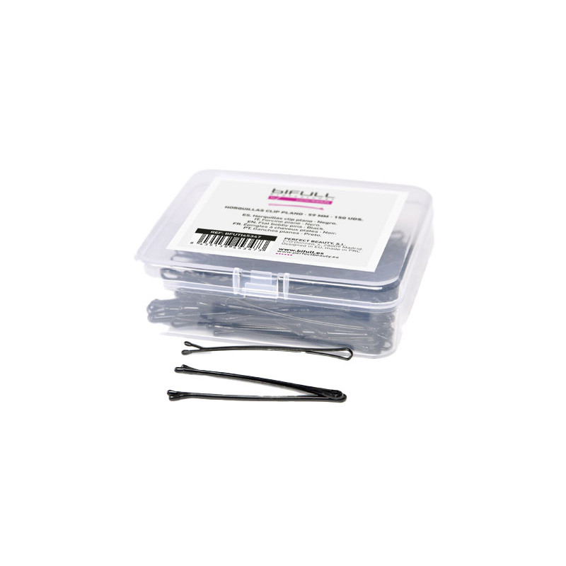 Bifull Klips płaski 59mm Czarne pudełko 150 sztuk