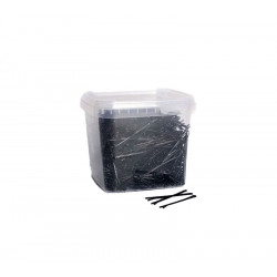 Bifull Clip Plat 59mm Noir Boîte 400 Unités