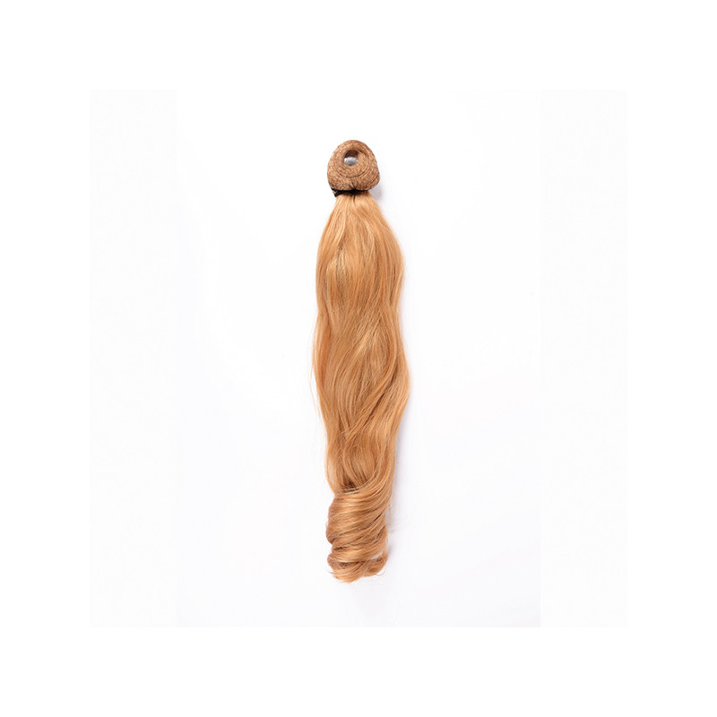 Bifull Coleta Rizada 50cm Mod 27hy Rubio Clarisimo Dorado