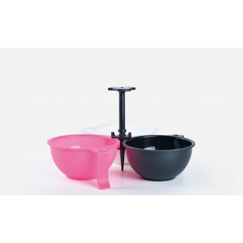 Bifull Comfort Kit Zestaw 3 Kolorowych Misek ze Stojakiem
