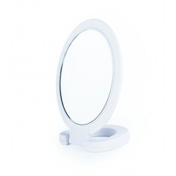 Bifull Miroir Clam Blanc 12.3cm Support Multifonctionnel