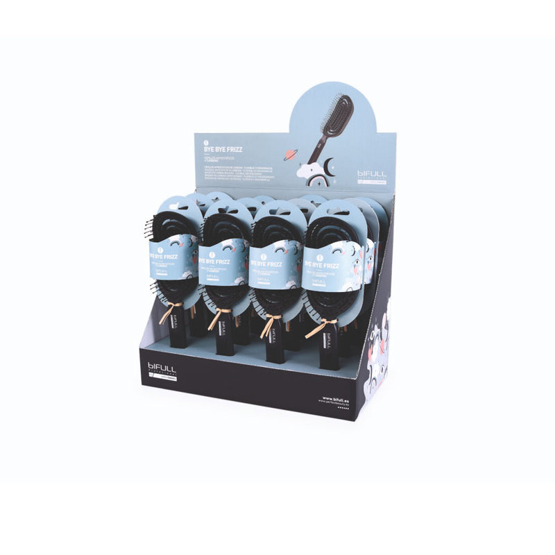 Bifull Anti-static Brush Display Bye Bye Frizz (12 Units) Bifull Anti-static Brush Display Bye Bye Frizz (12 Units)