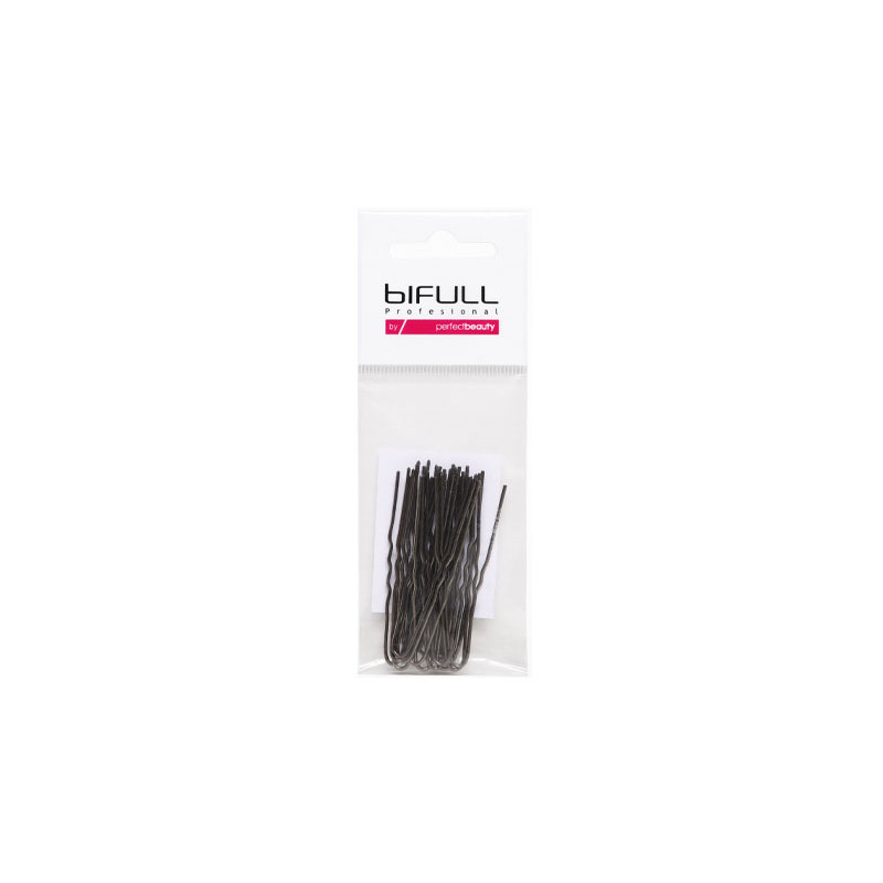 Bifull Fermagli per Capelli Invisibili 62mm Bronzo Borsa 20 pezzi