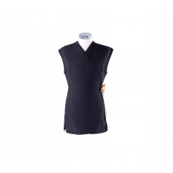 Bifull Kimono Antibactérien Noir et Doré L/Xl