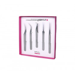 Bifull Lashy 5t Pack of Tweezers for Eyelash Extensions (5 Pcs)