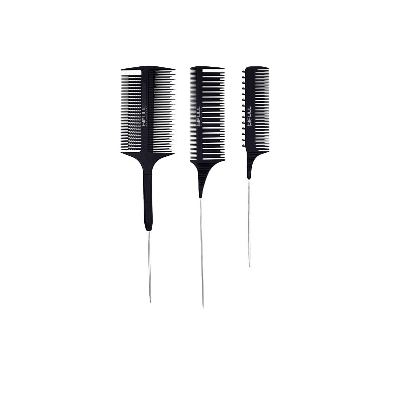 Bifull Pack 3 Peignes Spéciaux Mèches Noirs Balayage Trio Comb