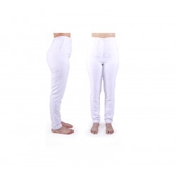 Pantaloni Bifull in vita alta bianchi antibatterici taglia 36 Jorpal