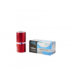 Bifull Papier Aluminium En Rouleau Rouge (PACK 100m) 12cm*100m*15 Microns