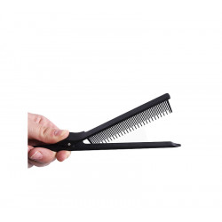 Bifull Peigne Spécial pour Mèches Noir Cocodrile Comb