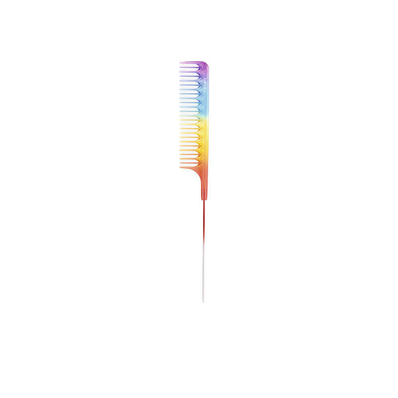 Bifull Peine Púa de Metal Multicolor Comb