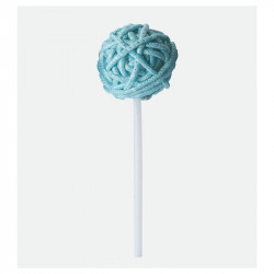 Bifull Piruleta Lollipop Round Color Blue Silver