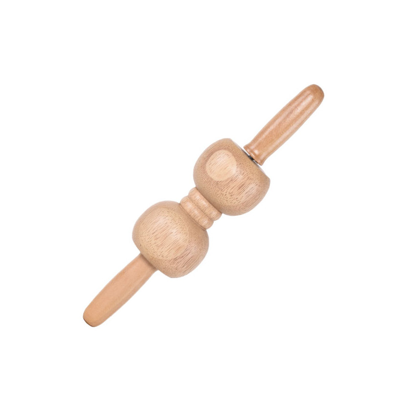 Bifull Due Palline Rullo Terapia in Legno