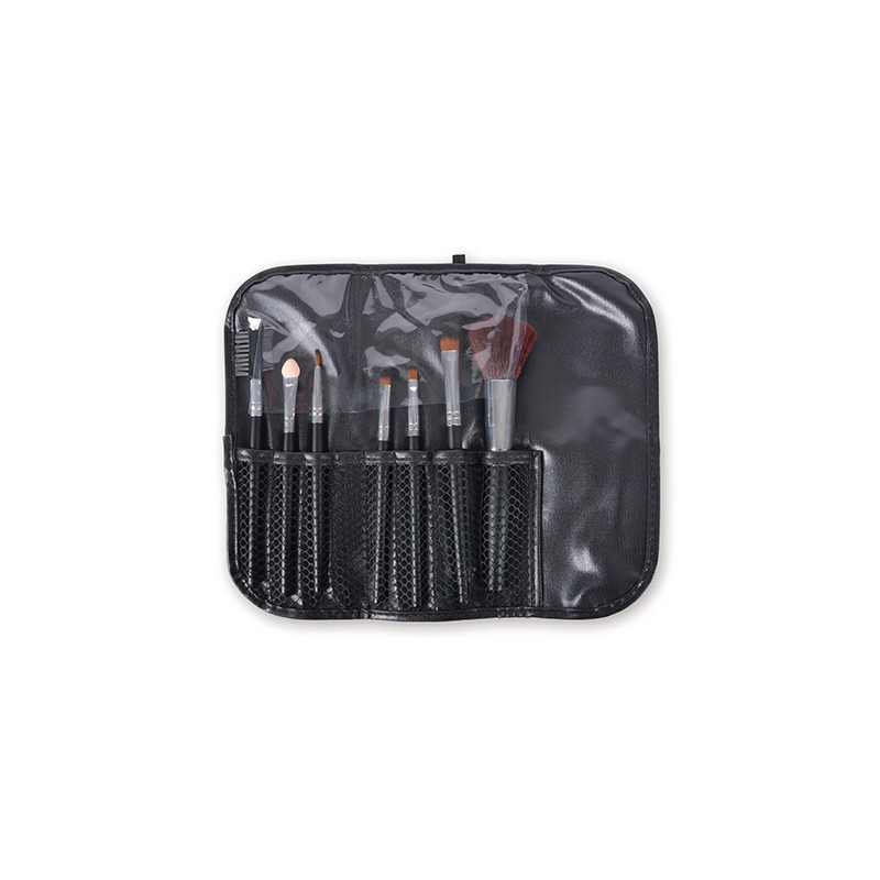 Bifull Set Étui 7 Pinceaux Maquillage Tika Noir