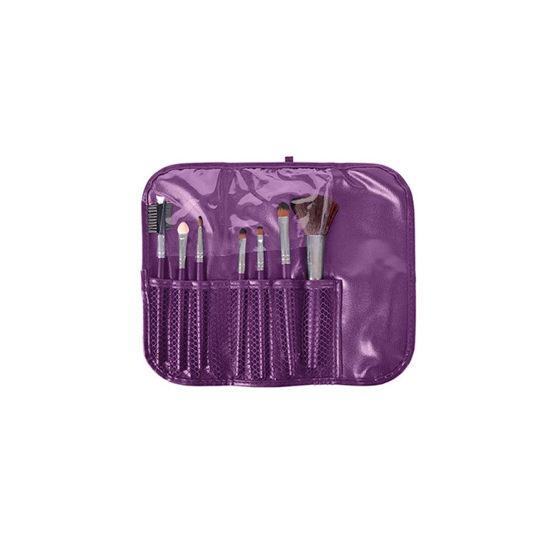 Bifull Set Case 7 Pennelli per Trucco Tika Viola