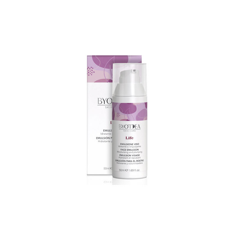 Emulsione Viso Idratante e Volumizzante Byotea Life 50 ml
