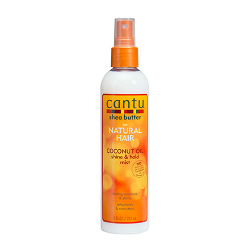 Cantu Natural Hair Olej Kokosowy Mgiełka Nabłyszczająca i Utrwalająca (237ml)