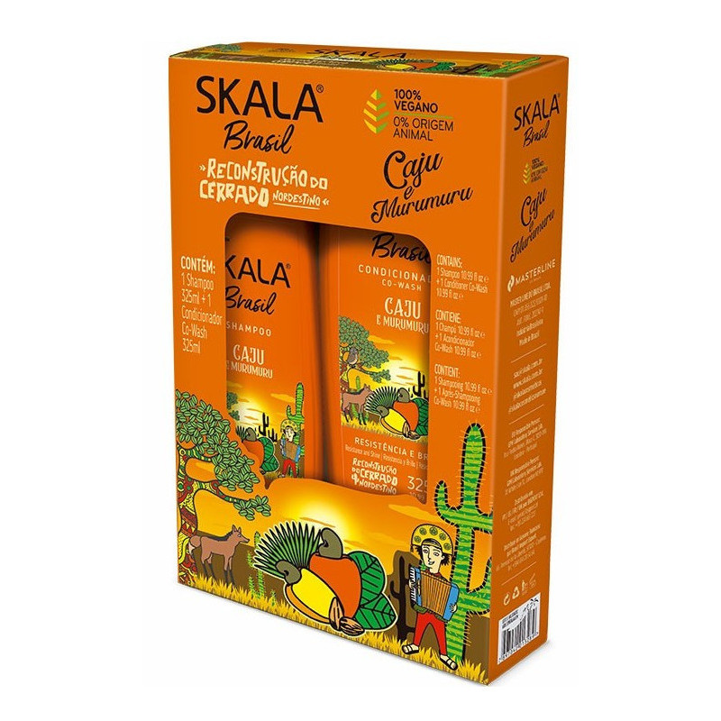 Skala Pack Caju e Murumuru Shampooing +Conditionneur Skala Pack Caju e Murumuru Shampooing +Conditionneur
