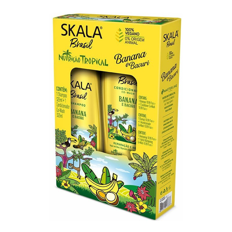 Skala Pack Banana e Bacuri Shampoo + Balsamo