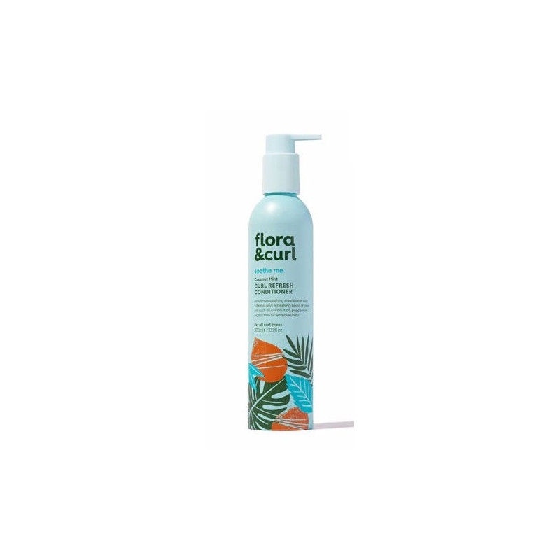 Flora Curl Leniscimi Cocco Menta Balsamo Rinfrescante per Ricci (300ml)