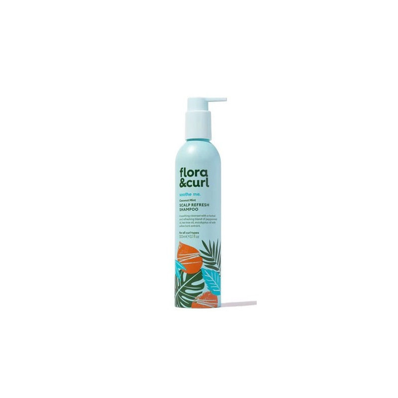 Flora Curl Soothe Me Cocco Menta Shampoo Rinfrescante Cuoio Capelluto (300ml)