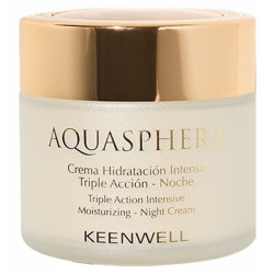 Crema Notturna Idratante Intensiva a Tripla Azione Keenwell Aquasphera (50ml)