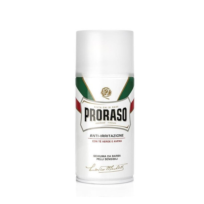 Proraso Ligne Blanc Mousse à Raser Thé Vert (300ml)