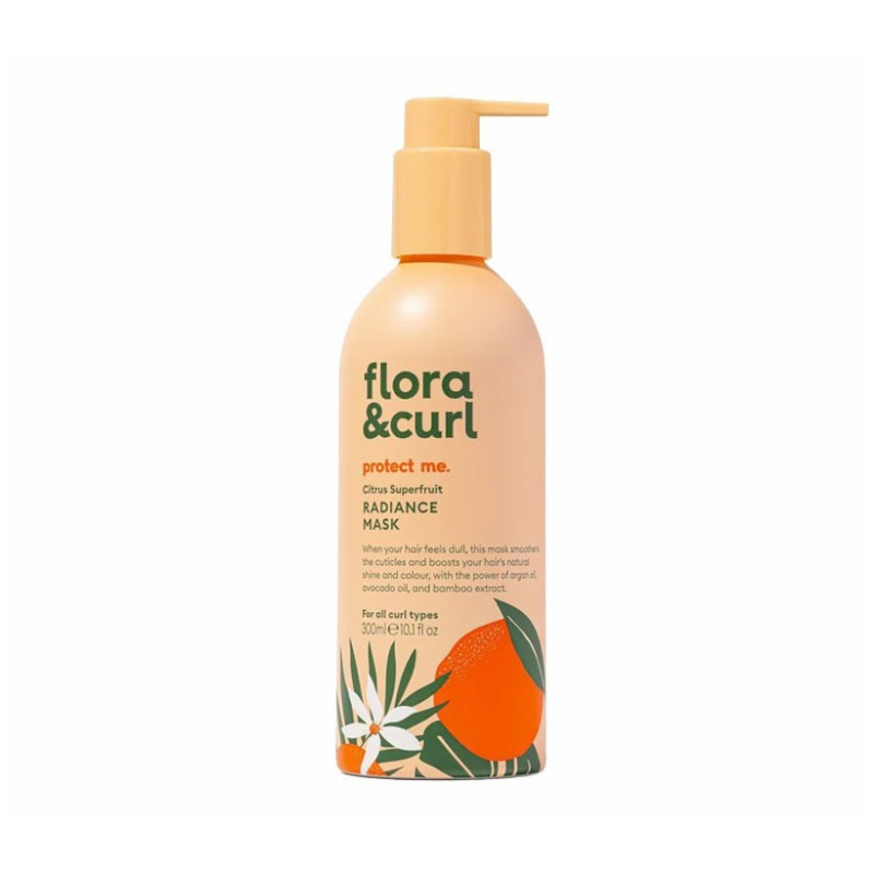 Flora Curl Protect Me Maska Rozświetlająca z Cytrusowym Superowocem (300ml)