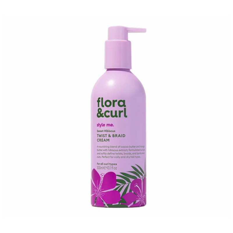 Flora Curl Style Me Słodki Hibiskus Krem do twistów i warkoczy (300ml)