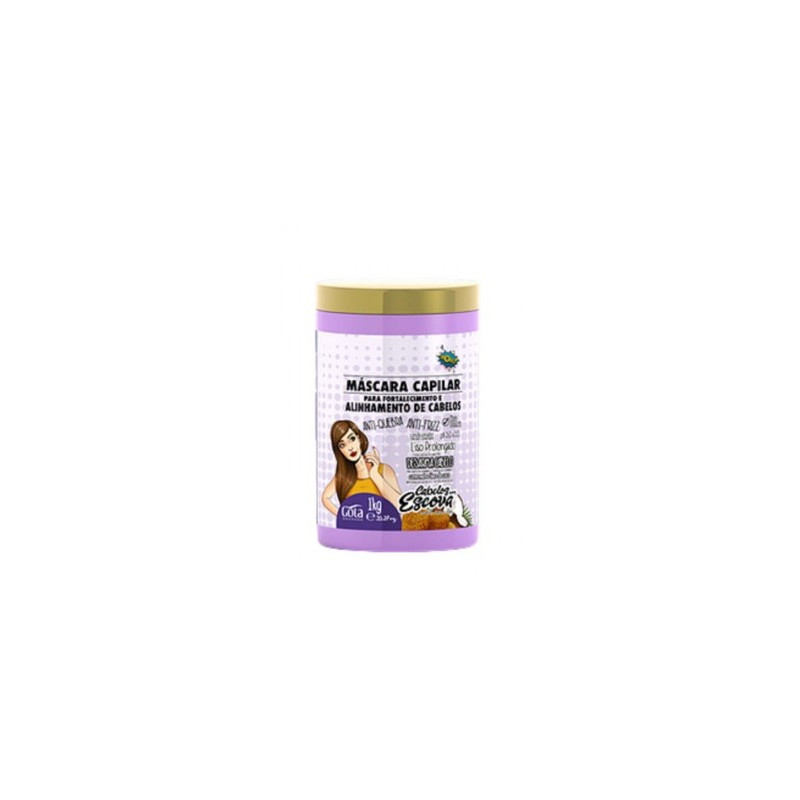 Gota Dourada Maschera per Capelli Lisciati alla Cheratina (1Kg)