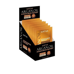 Kativa Trattamento Olio di Argan. Intenso. Confezione da 12 unità.