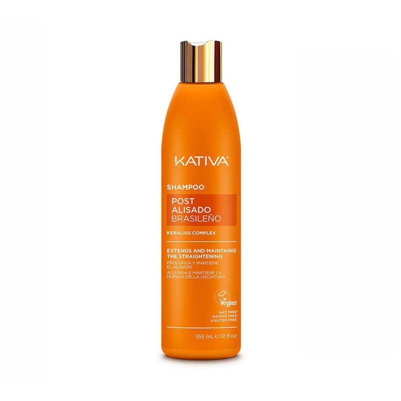 Kativa Shampoo Post Alisado Brasileño 355ml Kativa Shampoo Post Alisado Brasileño 355ml
