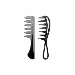 L3vel3 Set of 2 Professional Black Combs