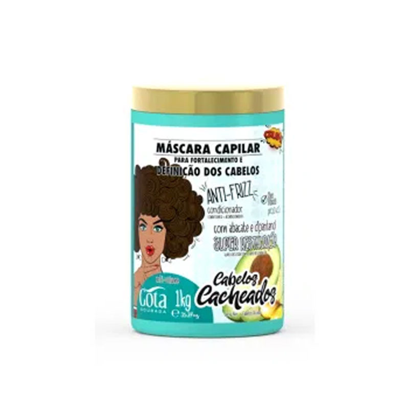 Gota Dourada Maschera Rinforzante per Capelli Ricci (1kg)