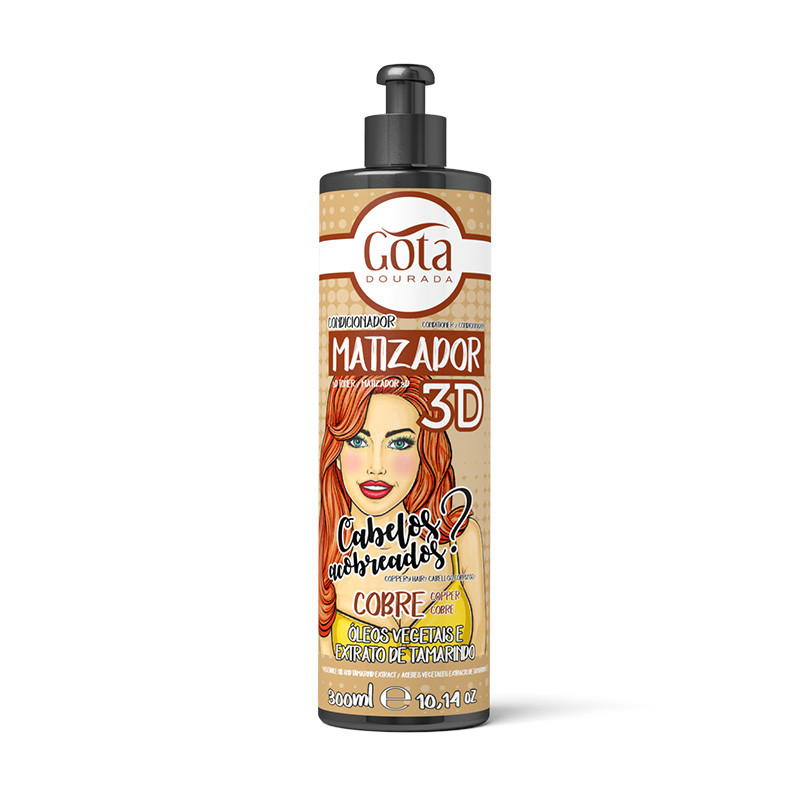 Gota Dourada 3D Matujący - Miedź (300ml)