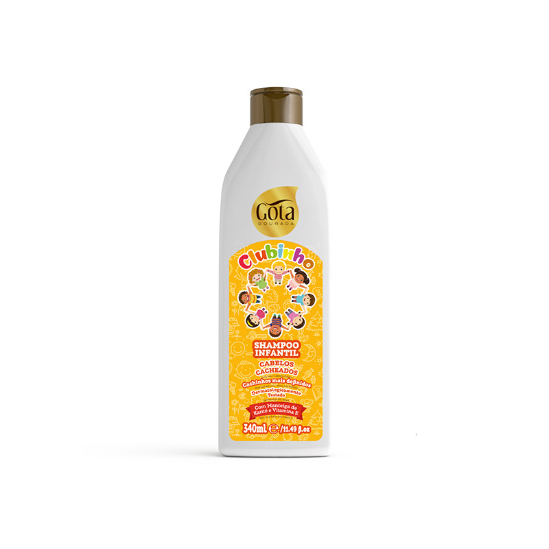 Gota Dourada Shampoo Clubinho Ricci (340ml)