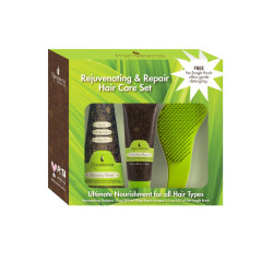 Set per la Cura dei Capelli Rigenerante e Riparatore all'Olio Naturale di Macadamia