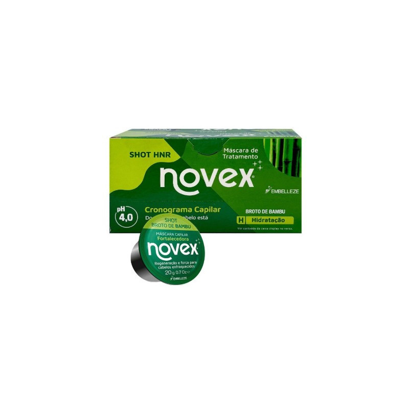 Embelleze Novex Shot Maschera Germoglio di Bambù (12X20gr)