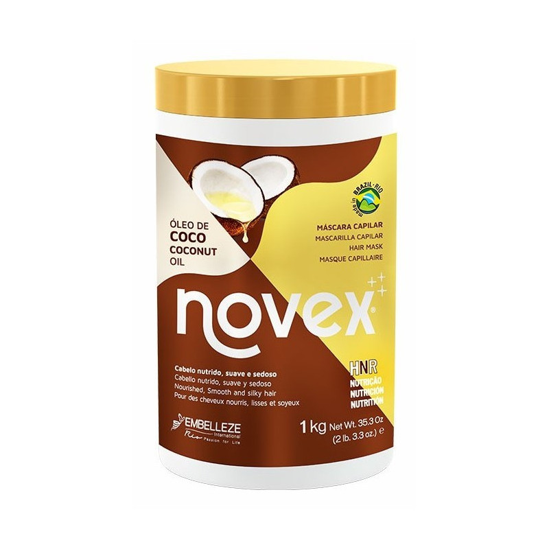 Embelleze Novex Coconut Oil Crema Acondicionadora 1kg Embelleze Novex Coconut Oil Crema Acondicionadora 1kg