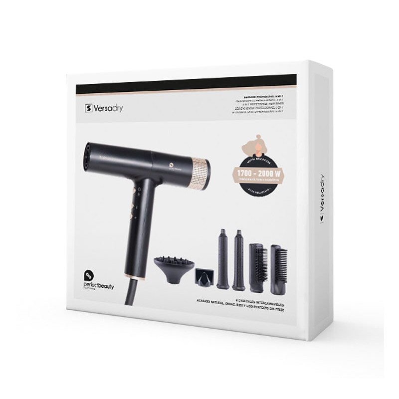 Bellezza Perfetta Asciugacapelli Professionale Versa Dry 6 in 1