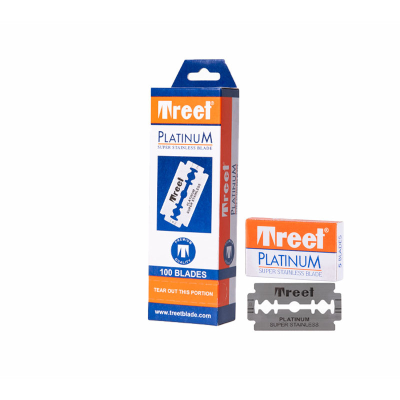 Perfect Beauty Cuchillas Doble Filo 100 Uds-20 Pack 5 Uds Treet Platinium Super