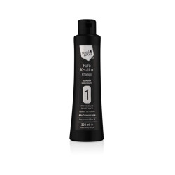 Real Natura Cheratina Pura Shampoo Riparatore Idratante (Fase 1) 300ml