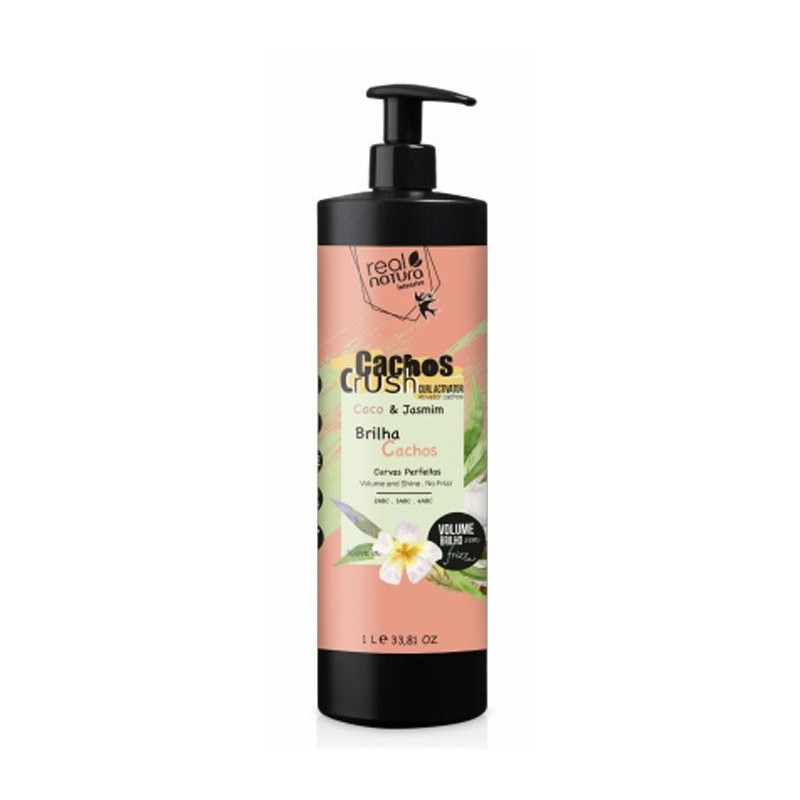 Real Natura Lockenaktivator Cruish Kokos und Jasmin 1000ml Real Natura Lockenaktivator Cruish Kokos und Jasmin 1000ml