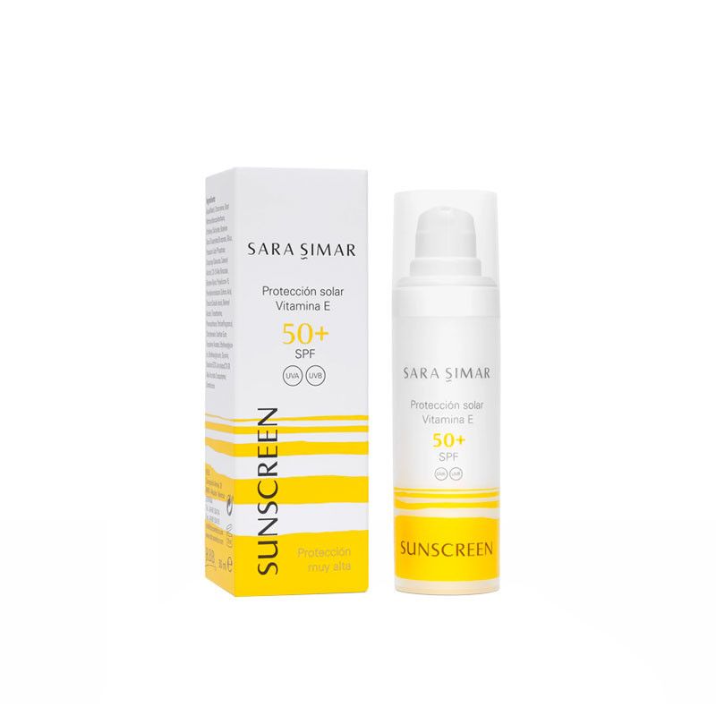 Sara Simar Crème Solaire Vitamine E 50+ FPS (30ml)