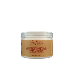 Maschera per capelli intensiva idratante Shea Moisture Manuka Honey & Marufa Oil Estratto di Fico & Olio di Baobab (284g)