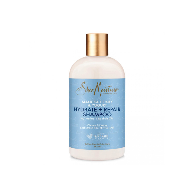 Shea Moisture Miele di Manuka & Yogurt Idrata + Ripara Shampoo (384ml)