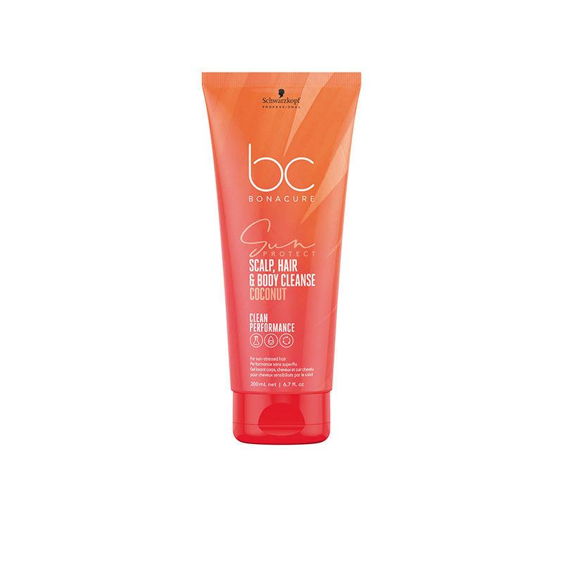 Schwarzkopf BC Sun Protect Oczyszczanie Skóry Głowy, Włosów i Ciała Kokos (200ml)