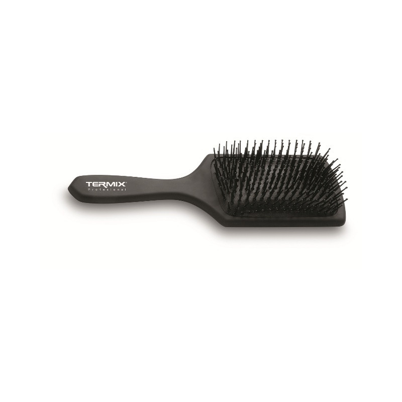 Termix Brosse Raquette Tactile Caoutchouteux Noir